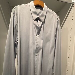 James Perse Light Gray Dress Shirt